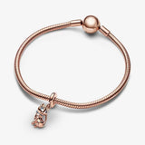 925 Sterling Silver Snake Chain Charm Bangle Star Series Bracelet