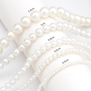 Retro Pearl Choker Necklace for Women Summer Wedding Jewelry