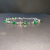 Emerald Colorful Gemstone Bracelet for Women