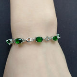 Emerald Colorful Gemstone Bracelet for Women