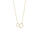 Geometric Circular Necklace for Women Clavicle Chain Necklace