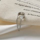 Punk Style Chain Tassel Clip Ear Cuff for Women