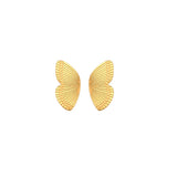Small Butterfly Stud Earrings Stainless Steel Hypoallergenic Silver