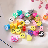 10mm Smile Flower Clay Beads Kit for Jewelry Making