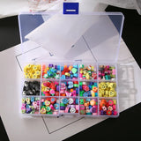 10mm Smile Flower Clay Beads Kit for Jewelry Making