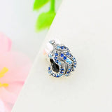 925 Sterling Silver Horse Head Charms Beads With CZ For Charm Bracelet