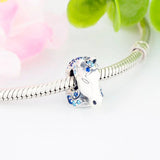 925 Sterling Silver Horse Head Charms Beads With CZ For Charm Bracelet