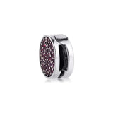 Spring Reflexions Pink Pave Clip Fits Snake Chain Bracelets & Bangle