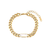 Stainless Steel Waterwave Punk Chain Bracelet Necklace for Women & Men