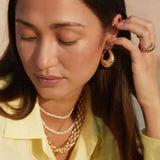 18K PVD Stainless Steel Statement Earrings for Girls