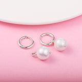Baroque Pearl Earrings Sterling Silver Drop Earrings