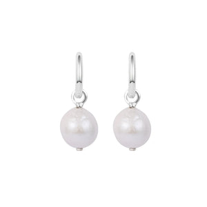 Baroque Pearl Earrings Sterling Silver Drop Earrings