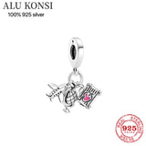 925 Sterling Silver Pan Charm for DIY Jewelry