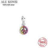 925 Sterling Silver Pan Charm for DIY Jewelry