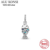 925 Sterling Silver Pan Charm for DIY Jewelry