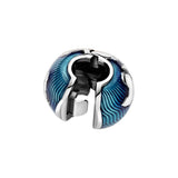 925 Silver Globe Clip Charm for Europe Bracelet Jewelry Making