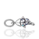 925 Silver Scaled Fish Dangle Charms for Bracelet DIY