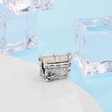 925 Silver Chest of Treasure Charms for Bracelet Beads DIY