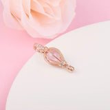 925 Silver Pink Hot Air Balloon Charm for Bracelets