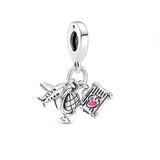 925 Silver Books & Hot Air Balloon Pendants - Women's Fashion Jewelry