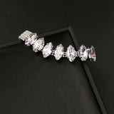 TKJ Full Rhinestone Zircon Bracelet Women Bridal Bracelet