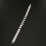TKJ Full Rhinestone Zircon Bracelet Women Bridal Bracelet