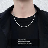 Titanium Steel Men's Thick Chain Cuban Chain Necklace