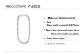 Titanium Steel Men's Thick Chain Cuban Chain Necklace