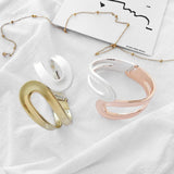 Wide Opened Bangles Irregularity Bracelet For Women