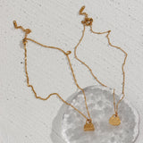 Bead Chain Handbag Pendant Necklace Plated Chain Jewelry for Women