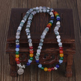 Tree Of Life Spacer Solar System Crystal Bracelet Necklace