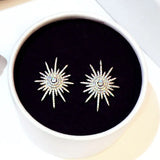Charm Rhinestone Earrings, Personalized Glamour Jewelry Gift