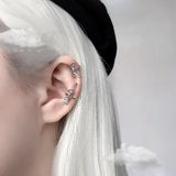 Bat No Pierced Ear Clip Hip Hop Gothic Earring