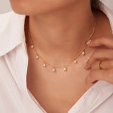 Natural Pearl Choker Necklace For Women
