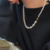 Natural Pearl Choker Necklace For Women