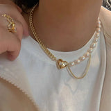 Natural Pearl Choker Necklace For Women