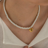 Natural Pearl Choker Necklace For Women