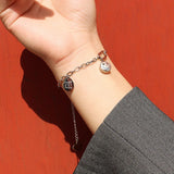 Little Prince Bracelet Water Drop Square Pendant Female Titanium Steel