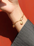 Little Prince Bracelet Water Drop Square Pendant Female Titanium Steel