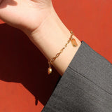 Little Prince Bracelet Water Drop Square Pendant Female Titanium Steel