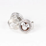 Mouse Head Ring Crystal Oil Aromatherapy Diffuser 10pcs Pads