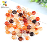 10pcs Natural Stone Quartz Loose Beads Big Hole Round Bracelets 10*4mm