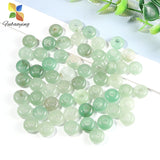 10pcs Natural Stone Quartz Loose Beads Big Hole Round Bracelets 10*4mm