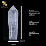 6pcs 32mm Quartz Cone Cylinder Healing Room Decoration Lucky Gift Women