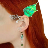 Fly Dragon Clip Earrings Ear Hook Butterfly Ear Clips Without Pierced Ears