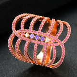 Stacks Charm Statement Ring for Women
