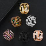 Stacks Charm Statement Ring for Women