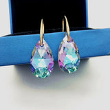 Crystal Drop Earrings Tear Shape Wedding Jewelry