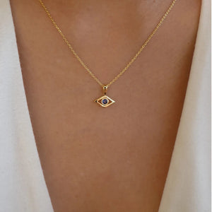 Turkey Evil Eye Rhinestone Choker Necklace for Women