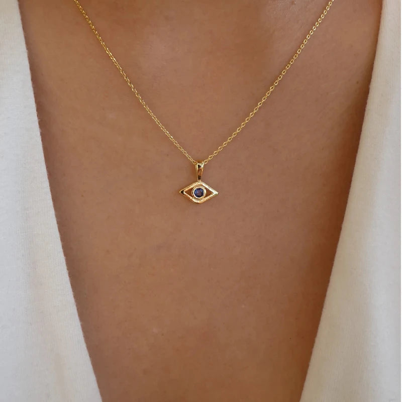 Turkey Evil Eye Rhinestone Choker Necklace for Women
